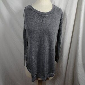 Ocean Drive Women Grey Sweatshirt Top Size S